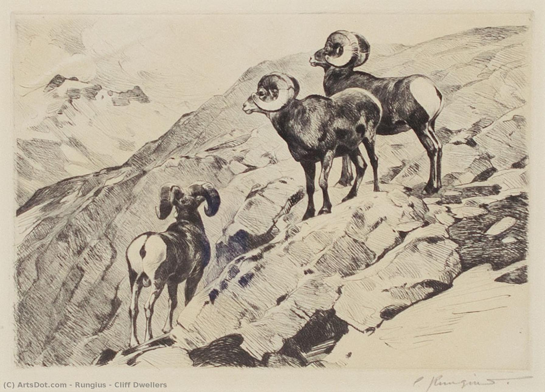 Cliff Dwellers — Carl Clemens Moritz Rungius