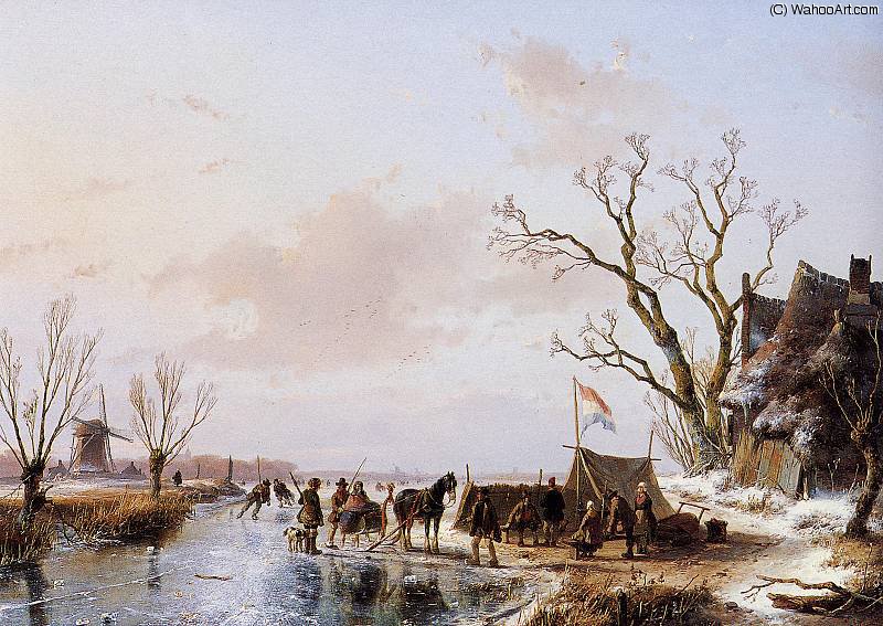 Scaters At Koek En Zopie Sun — Andreas Schelfhout
