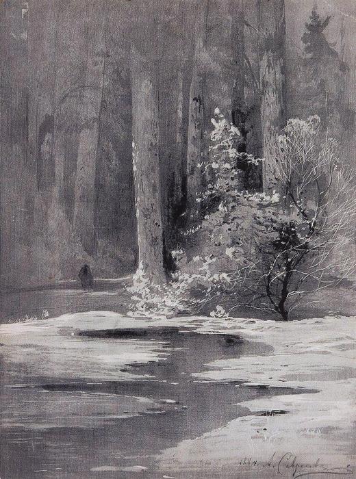 Early Spring. Backwoods — Aleksey Savrasov