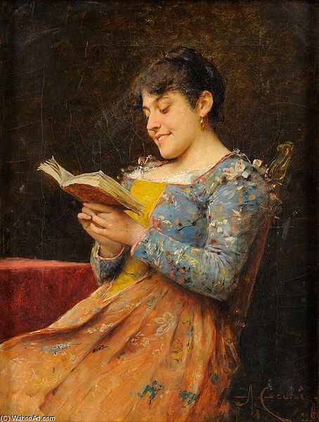 Eine Amusante Lekture — Adriano Cecchi