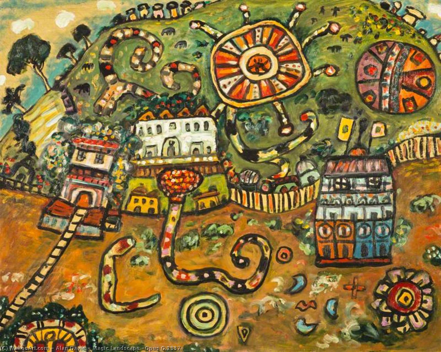 Magic Landscape (opus O.1337) — Alan Davie