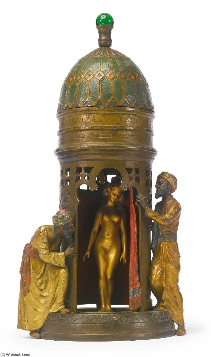 Harem Tower, A Table Lamp — Franz Bergman Foundry