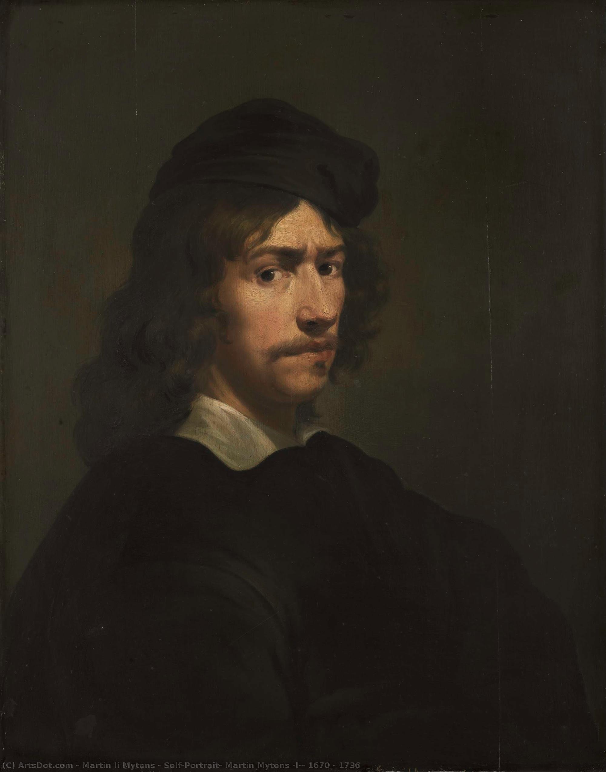 Self-portrait, Martin Mytens (i), 1670 - 1736 — Martin Ii Mytens