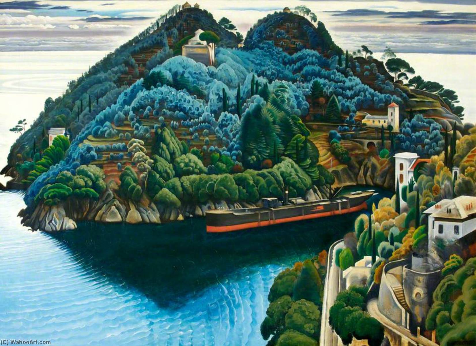Portofino — Eric Henri Kennington
