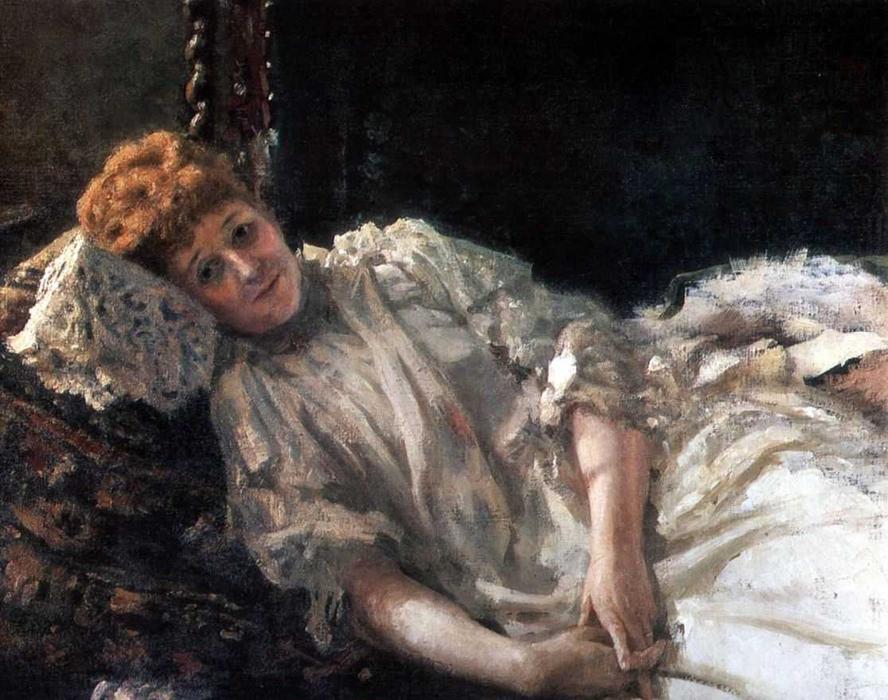 Portrait Of Luiza Mersi D'arzhanto — Ilya Yefimovich Repin