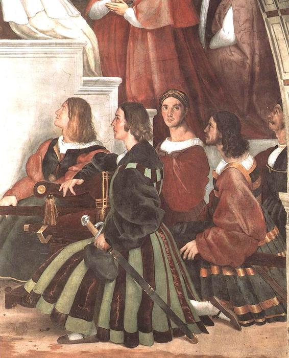 Die Laibesgabe Von Bolsena (detail 2) (stanza Di Eliodoro) — Raffael