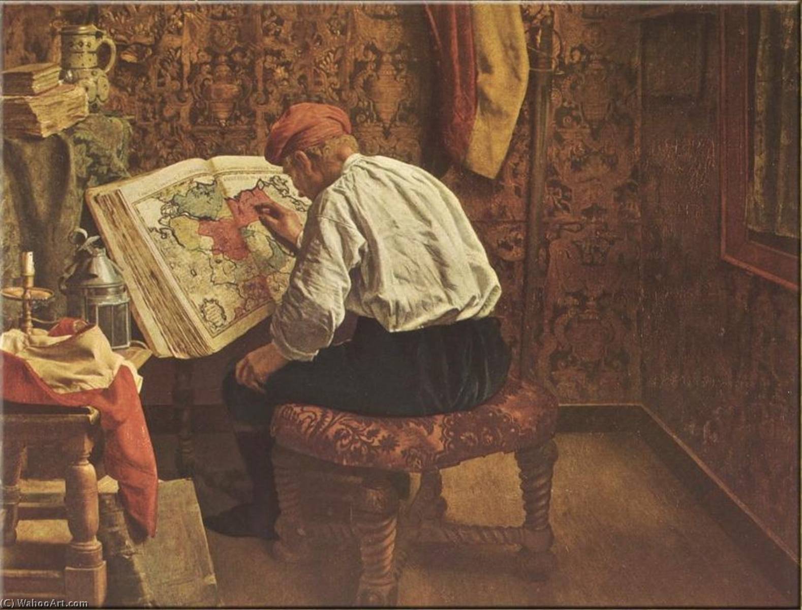 The Geographer — Henri De Braekeleer