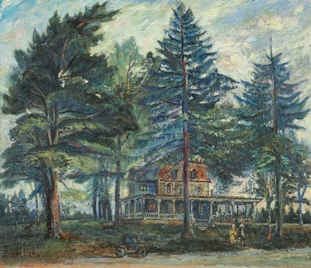 Dacha Near Saint Petersburg — David Davidovich Burliuk