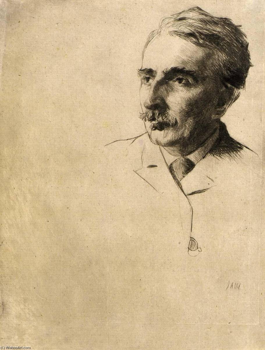 Portrait Of John F. Weir — Julian Alden Weir