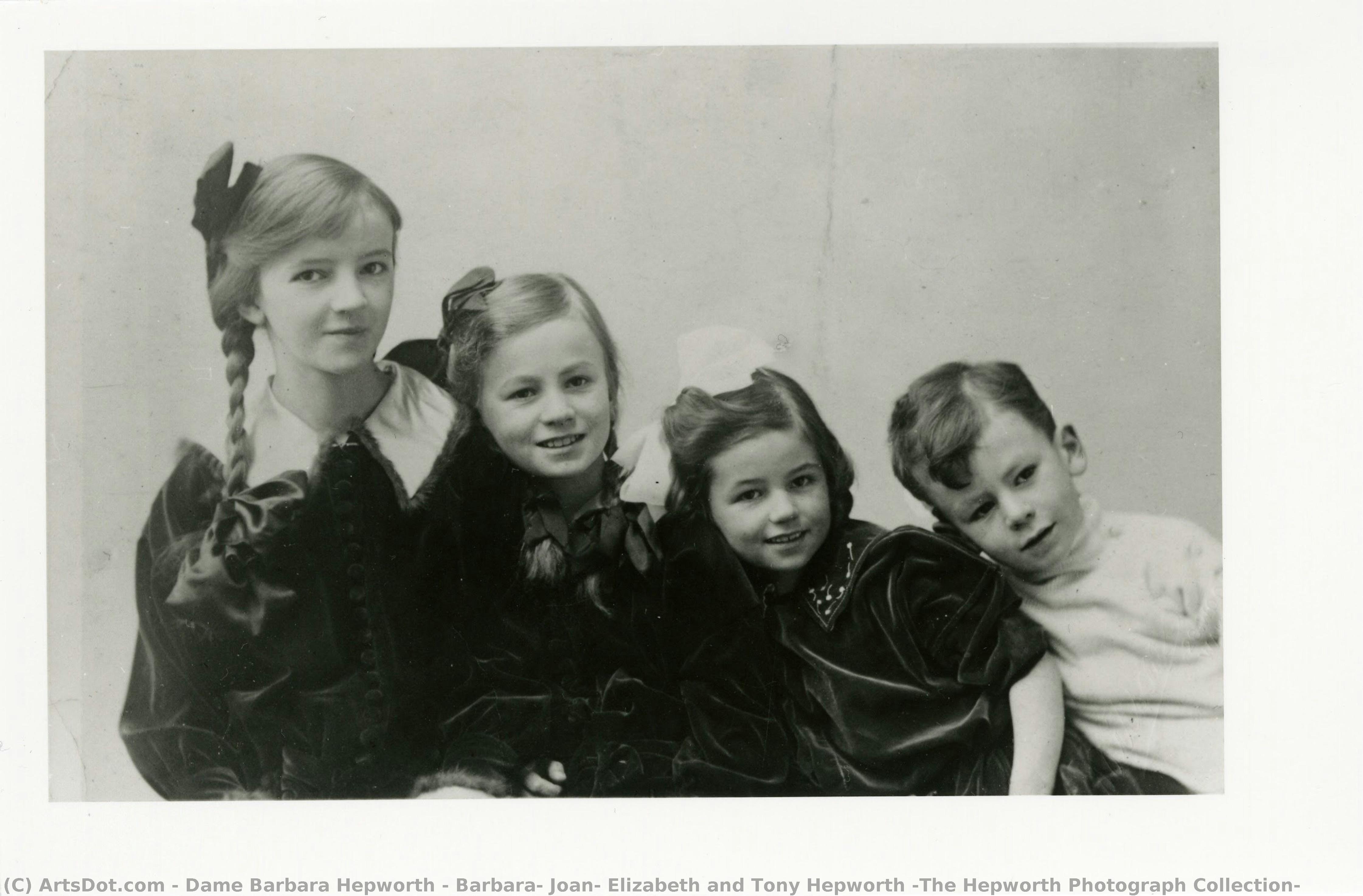 Barbara, Joan, Elizabeth And Tony Hepworth (the Hepworth Photograph Collection) — Barbara Hepworth