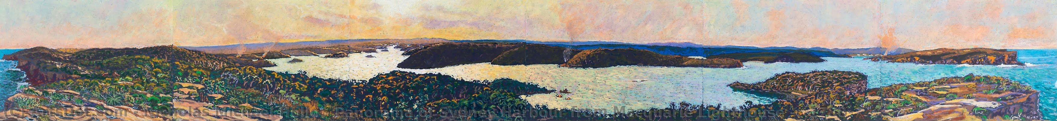 Panorama Of Sydney Harbour From Macquarie Lighthouse (c.1788) — Nicholas Michael Hollo