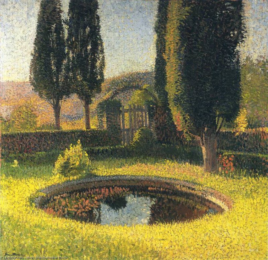 Le Bassin Sud Est De Parc Du Marquayrol — Henri Jean Guillaume Martin