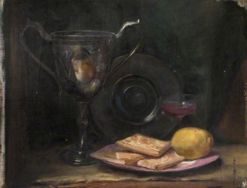 Still Life With Silver Cup — Robert Ernest Mceune