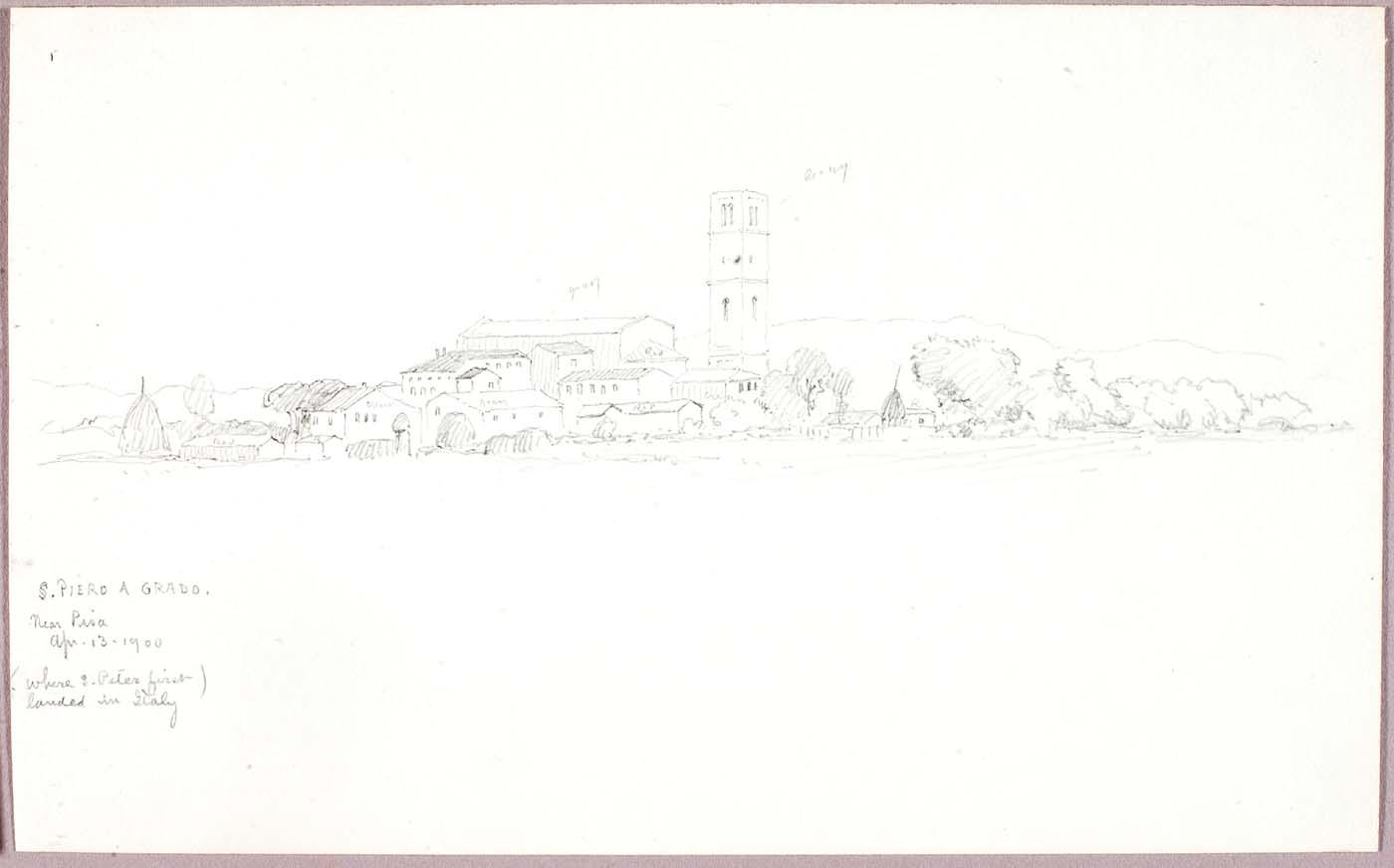 San Piero A Grado, Near Pisa — George Elbert Burr