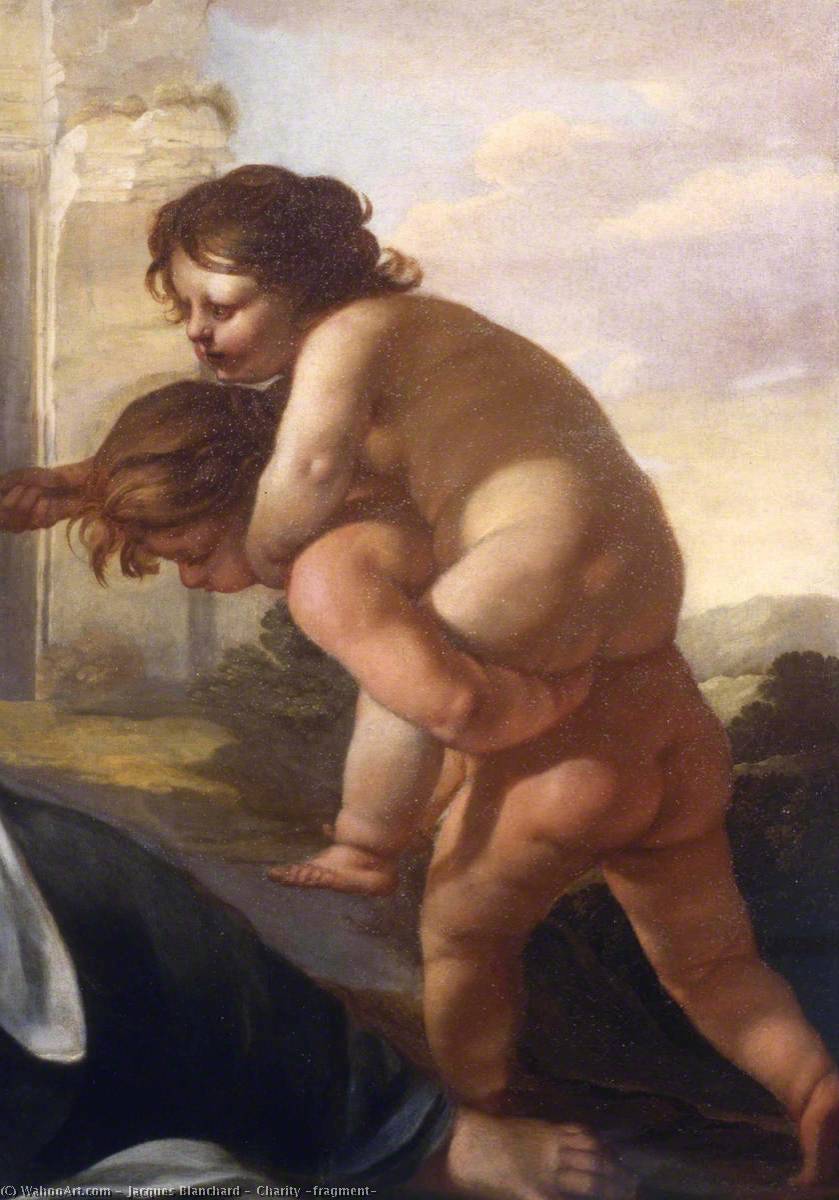 Charity (fragment) — Jacques Blanchard