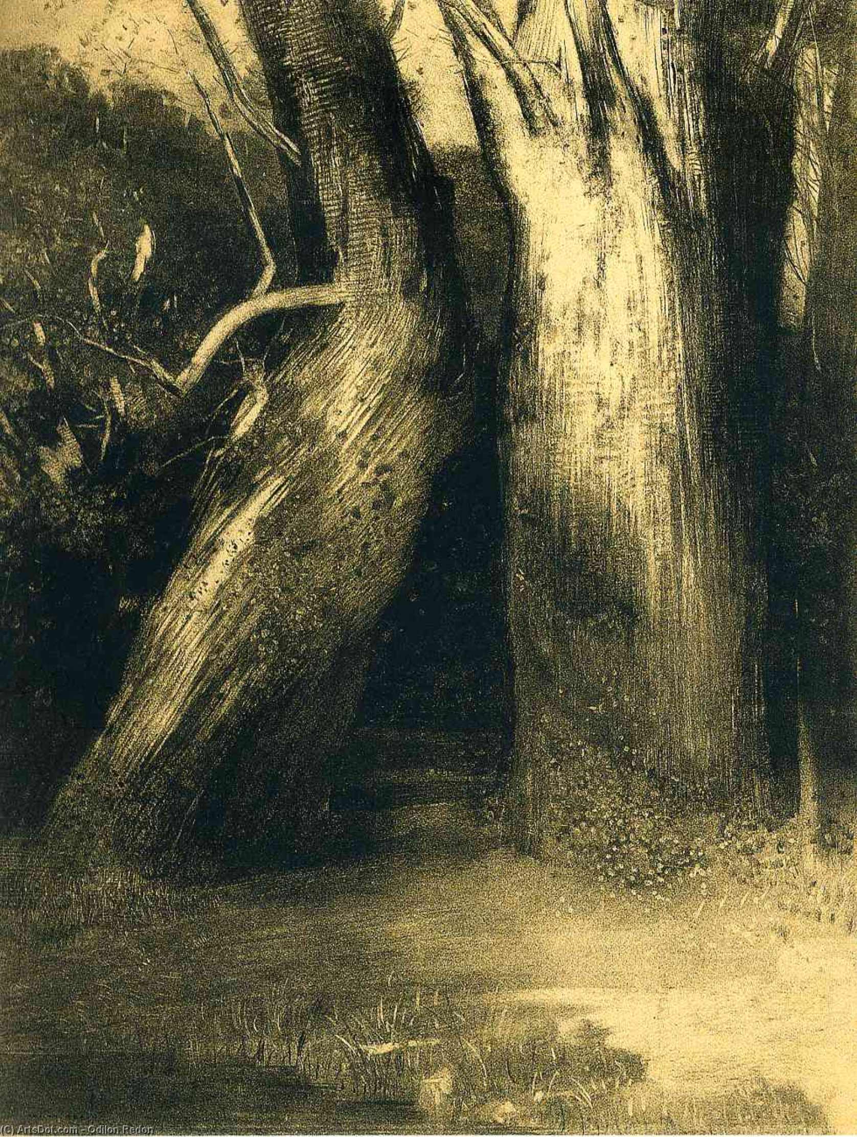Two Trees — Odilon Redon