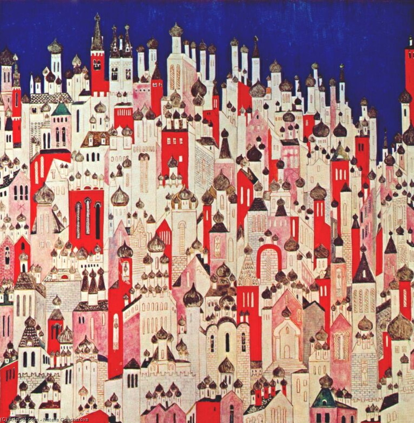 Design For Final Backcloth — Natalia Goncharova
