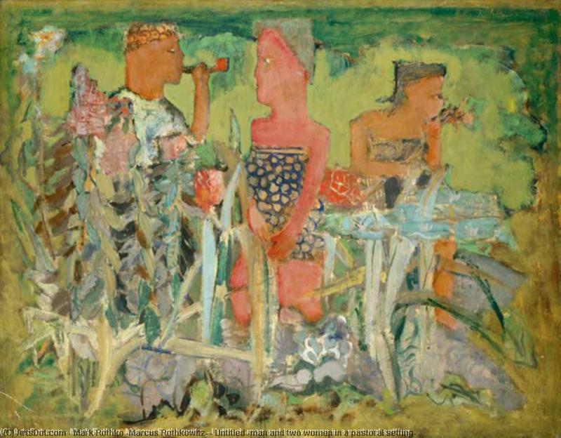 Untitled (man And Two Women In A Pastoral Setting) — Mark Rothko