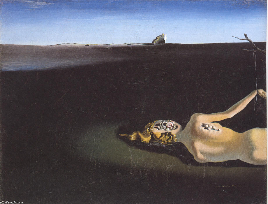 Woman Sleeping In A Landscape — Salvador Dalí