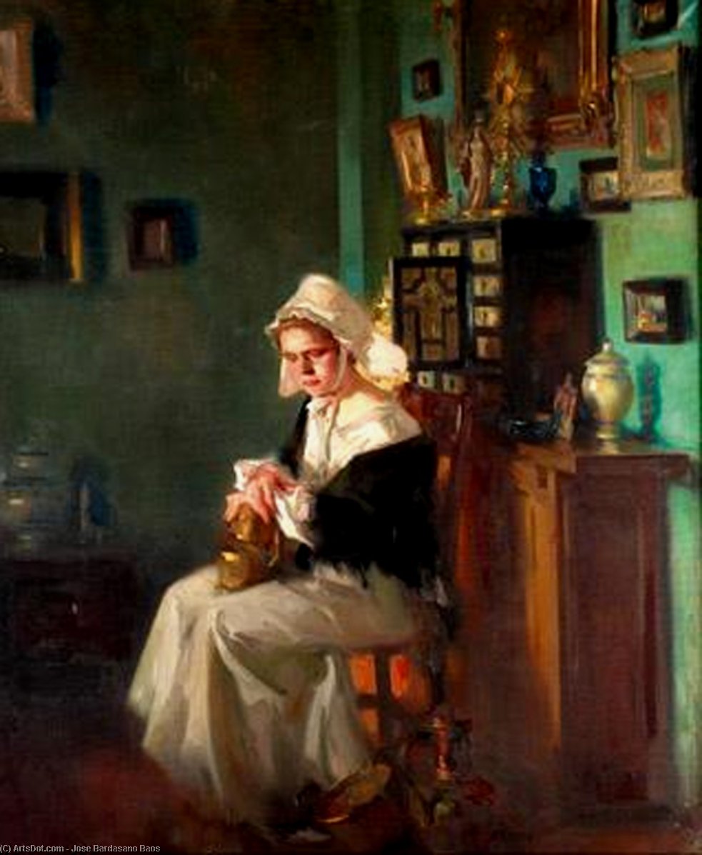 Mujer Esperando — Jose Bardasano Baos