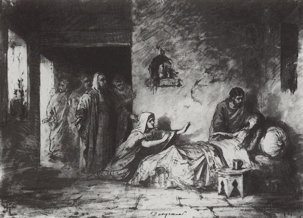 The Ressurection Of Jair's Daughter — Wassili Polenow