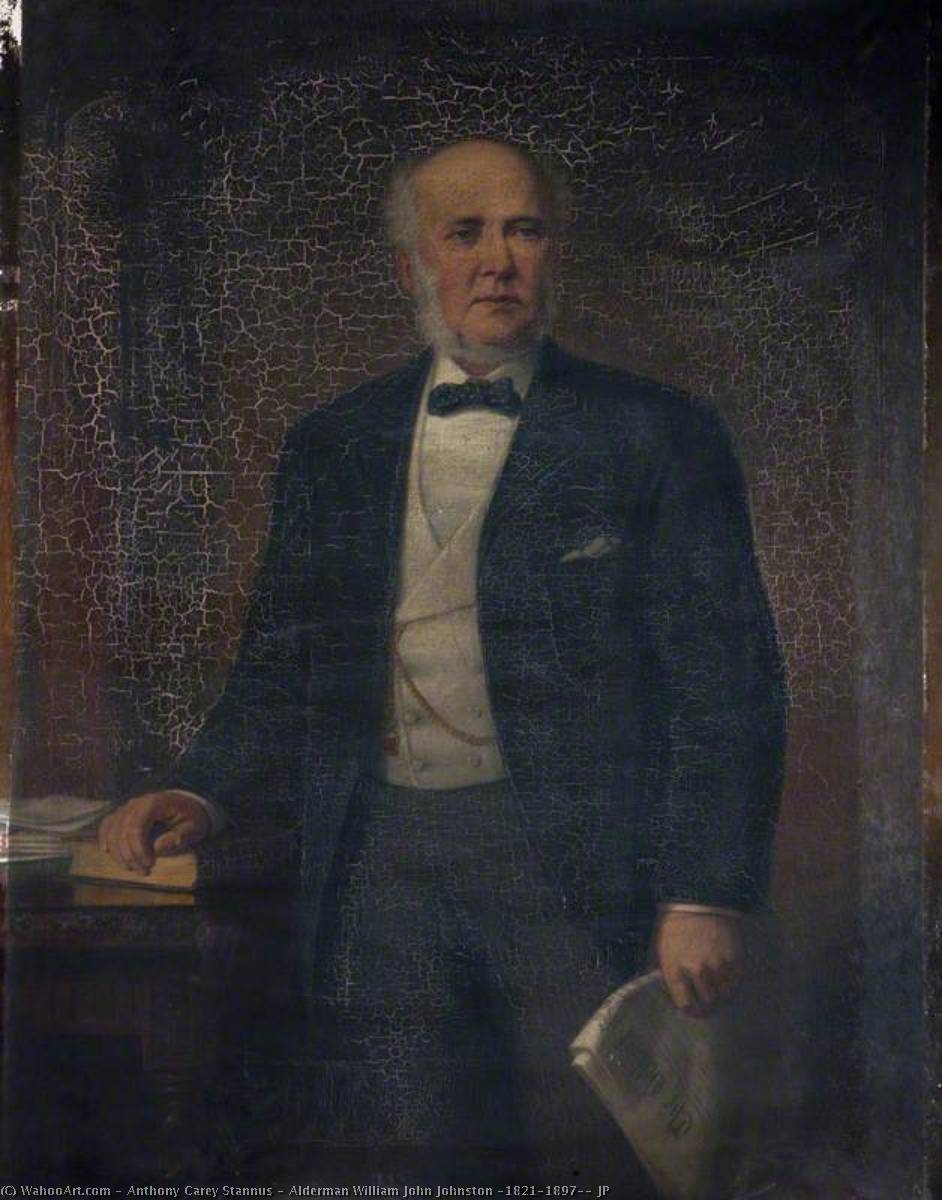 Alderman William John Johnston (1821–1897), Jp — Anthony Carey Stannus