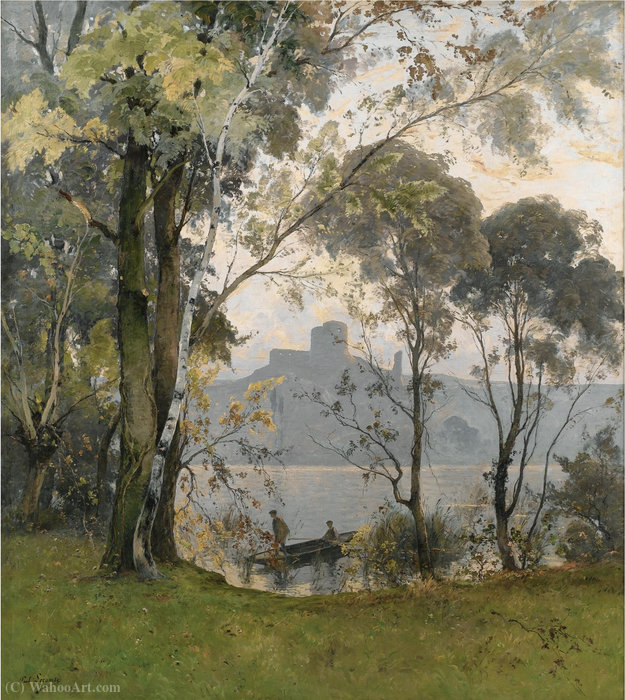 A Spring Morning At The Château-gaillard — Paul Lecomte