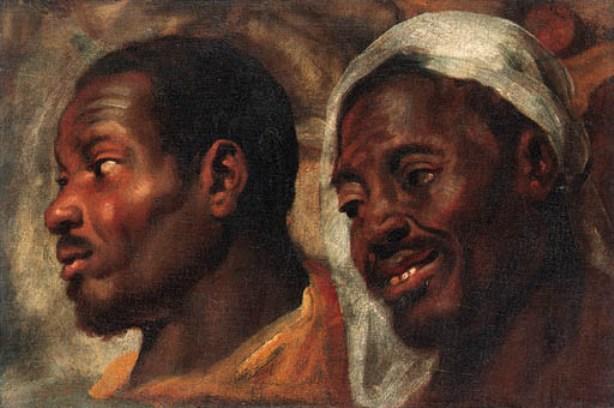 Head Studies Of Two African Men — Jacob Jordaens