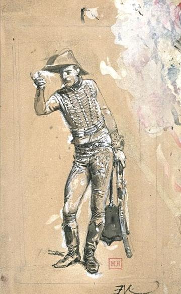 An Officer Of The Republic — Jean-louis Ernest Meissonier