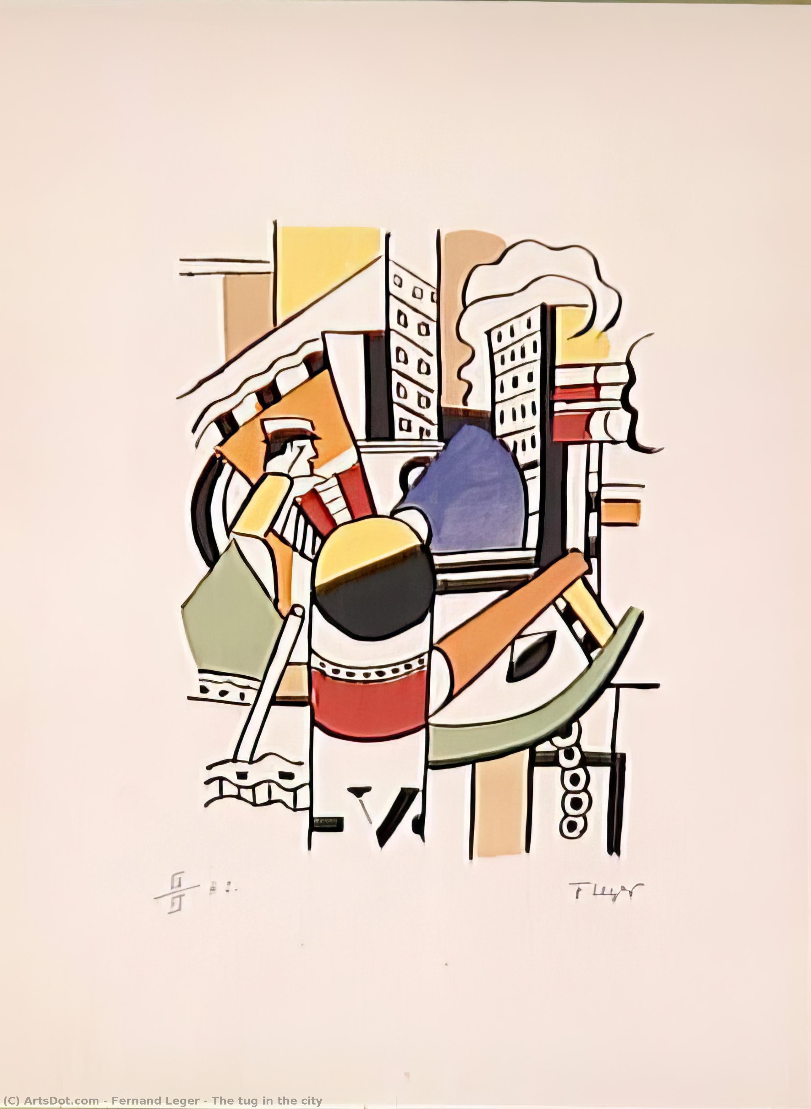 The Tug In The City — Фернан Леже