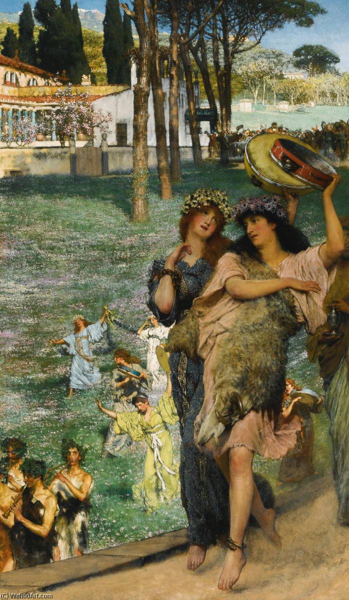 A Spring Festival (on The Road To The Temple Of Ceres) — Lourens Alma Tadema