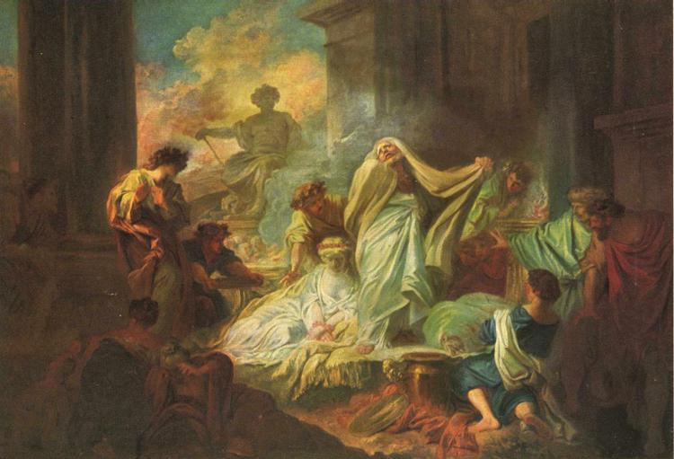 Coresus And Callirhoe (first Version) — Jean-honoré Fragonard