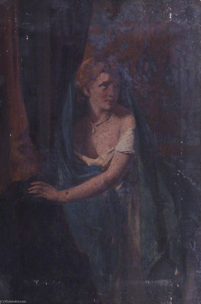 Portrait Of A Woman With A Shawl — Thomas Stuart Smith