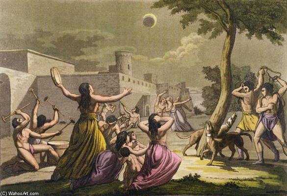 Terror Of The Peruvians During An Eclipse Of The Moon — Gallo Gallina