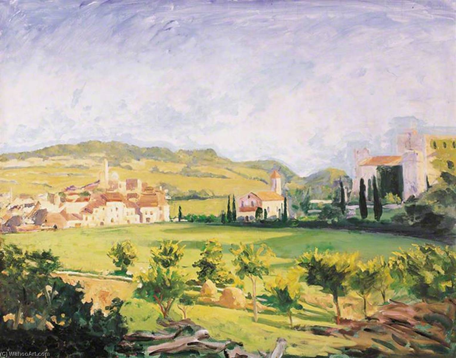 Summer Landscape In The South Of France — Winston Spencer Churchill