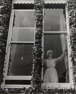 Parlourmaid At A Window In Kensington — Bill Brandt