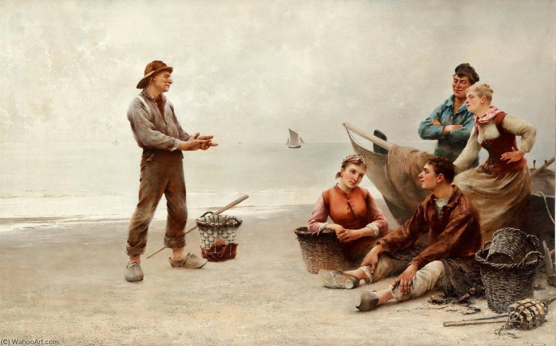 The Fisherman's Story — August Wilhelm Nikolaus Hagborg
