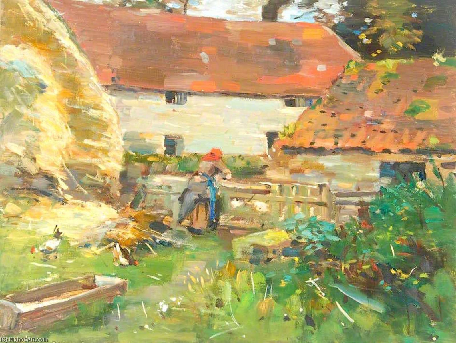 Farmyard Scene — William Henry Charlton