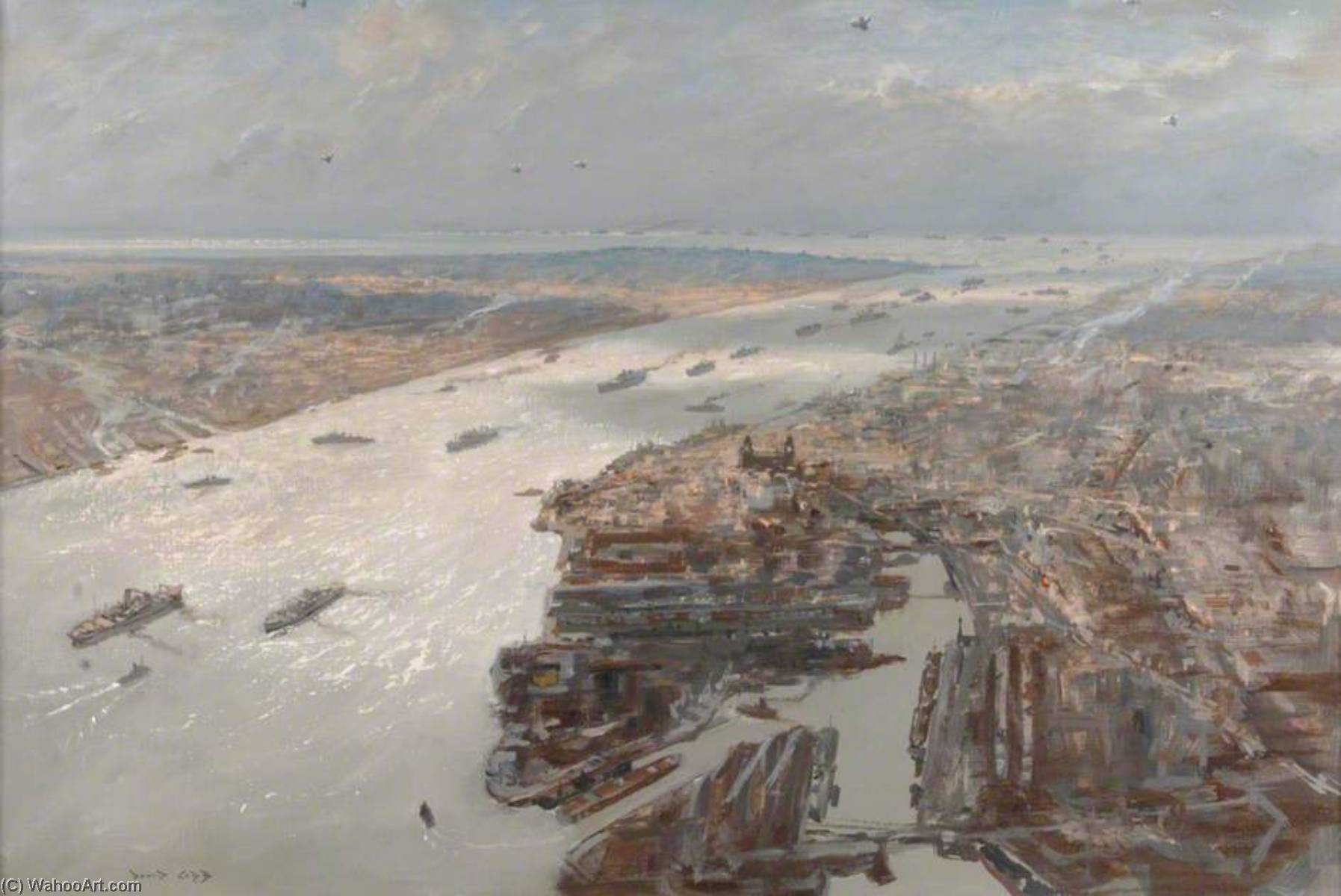Liverpool, Nerve Centre For The Battle Of The Atlantic — Charles David Cobb