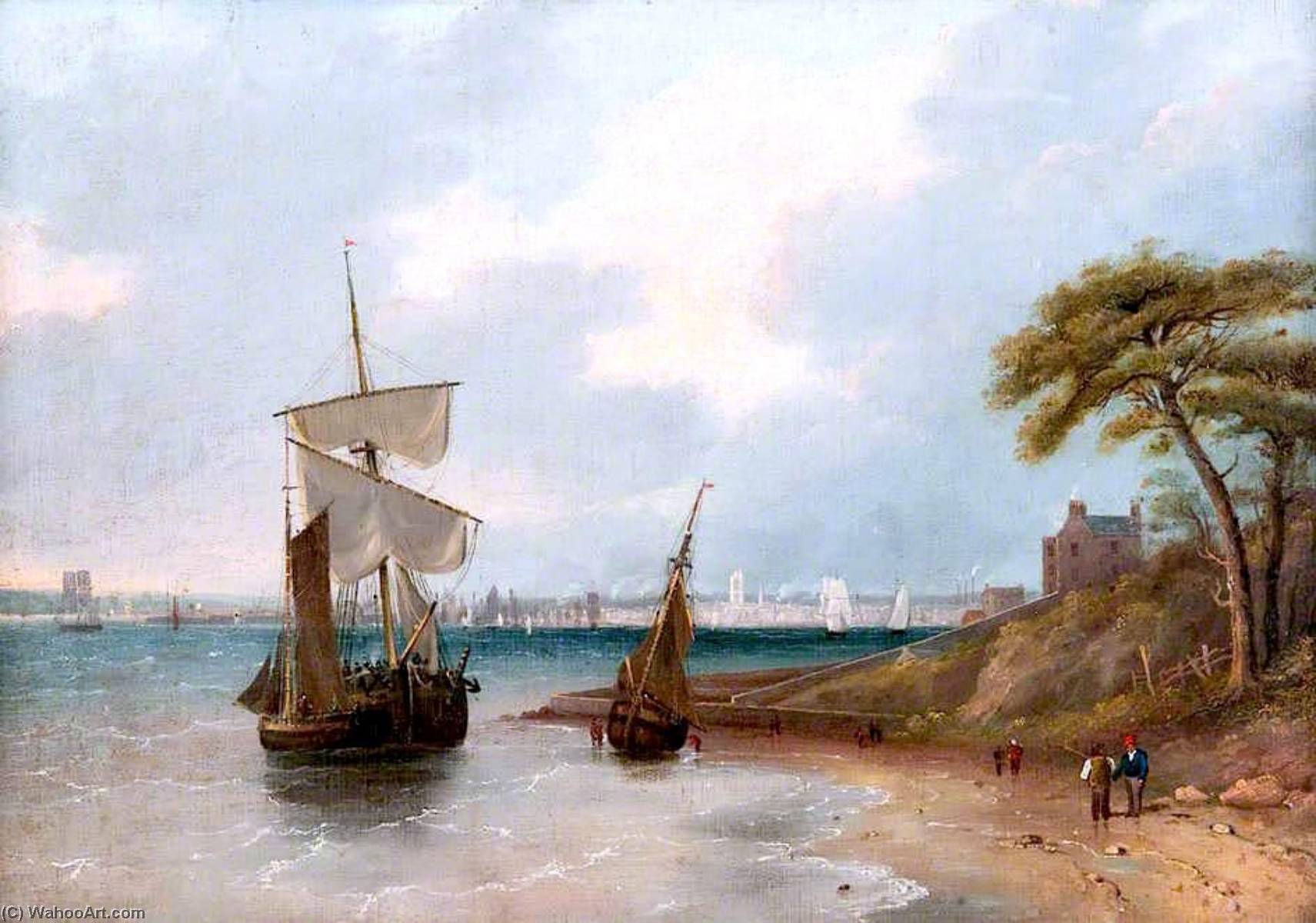 Dundee From The East — Edmund Thurnton Crawford