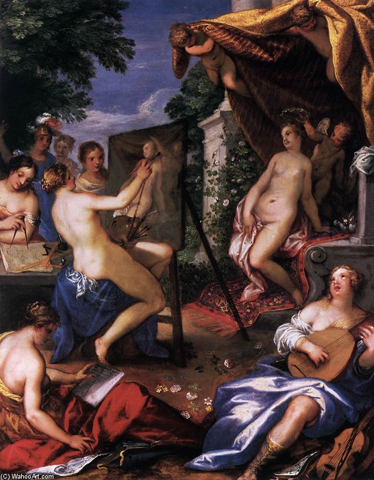 Allegory Of The Arts — Hans I Rottenhammer (johann Rottenhammer)