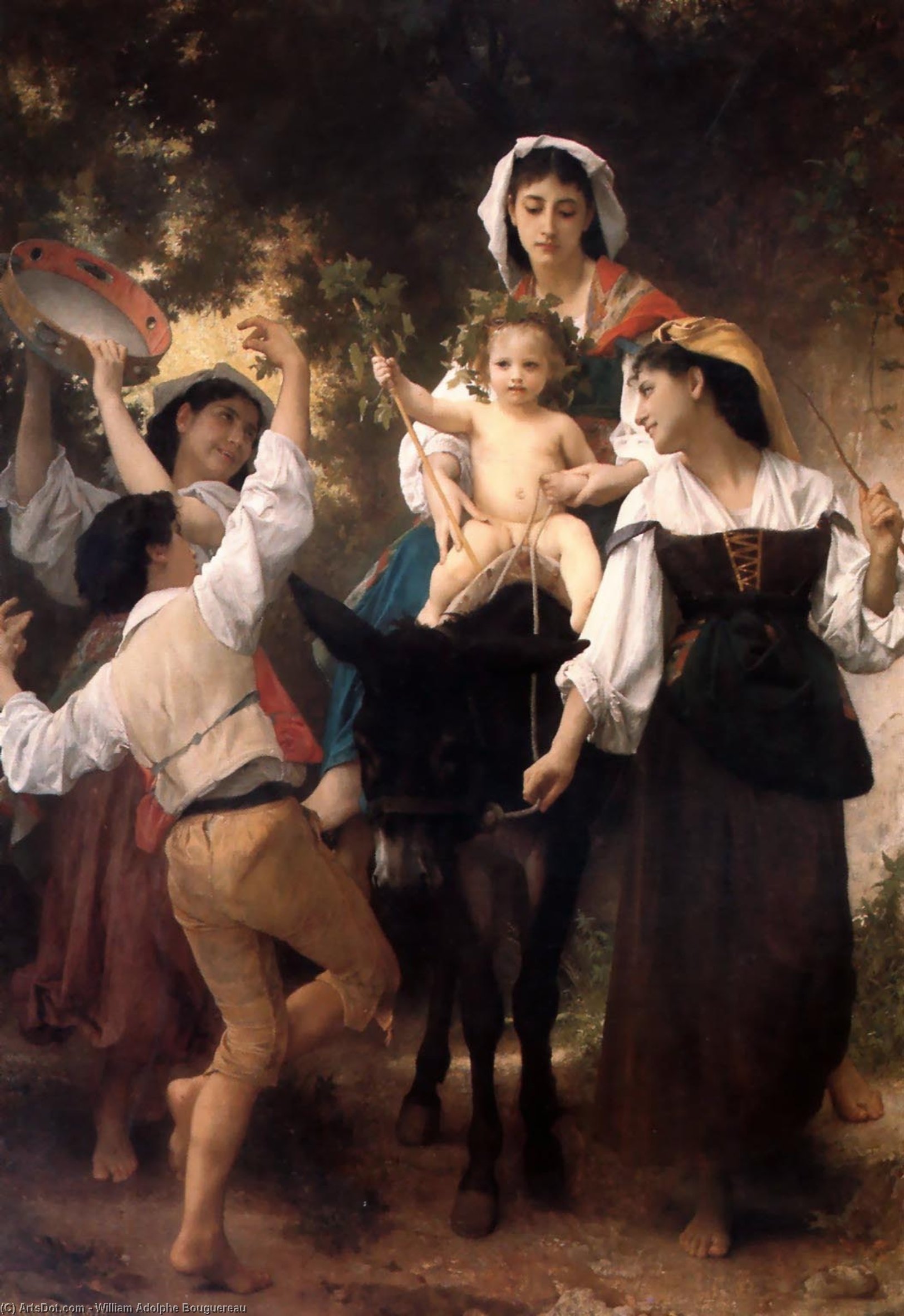 The Return From The Harvest — William-adolphe Bouguereau