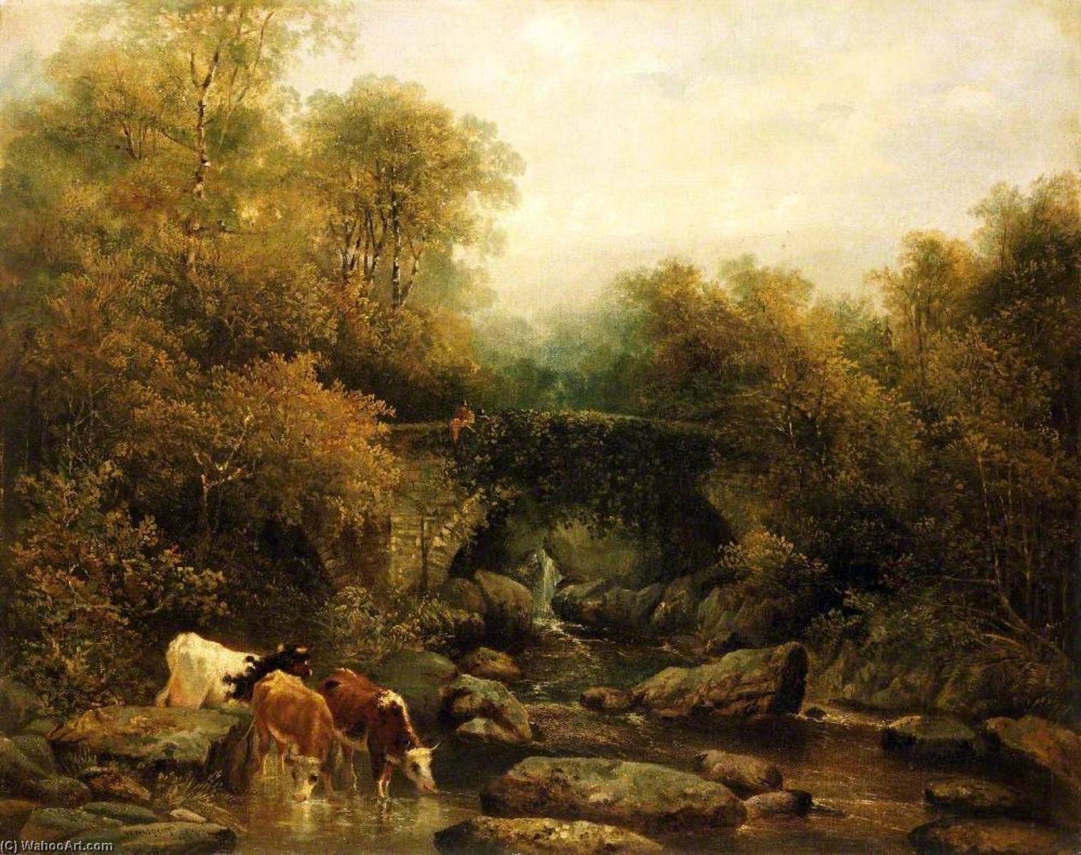 Fingle Bridge, Devon — William Widgery