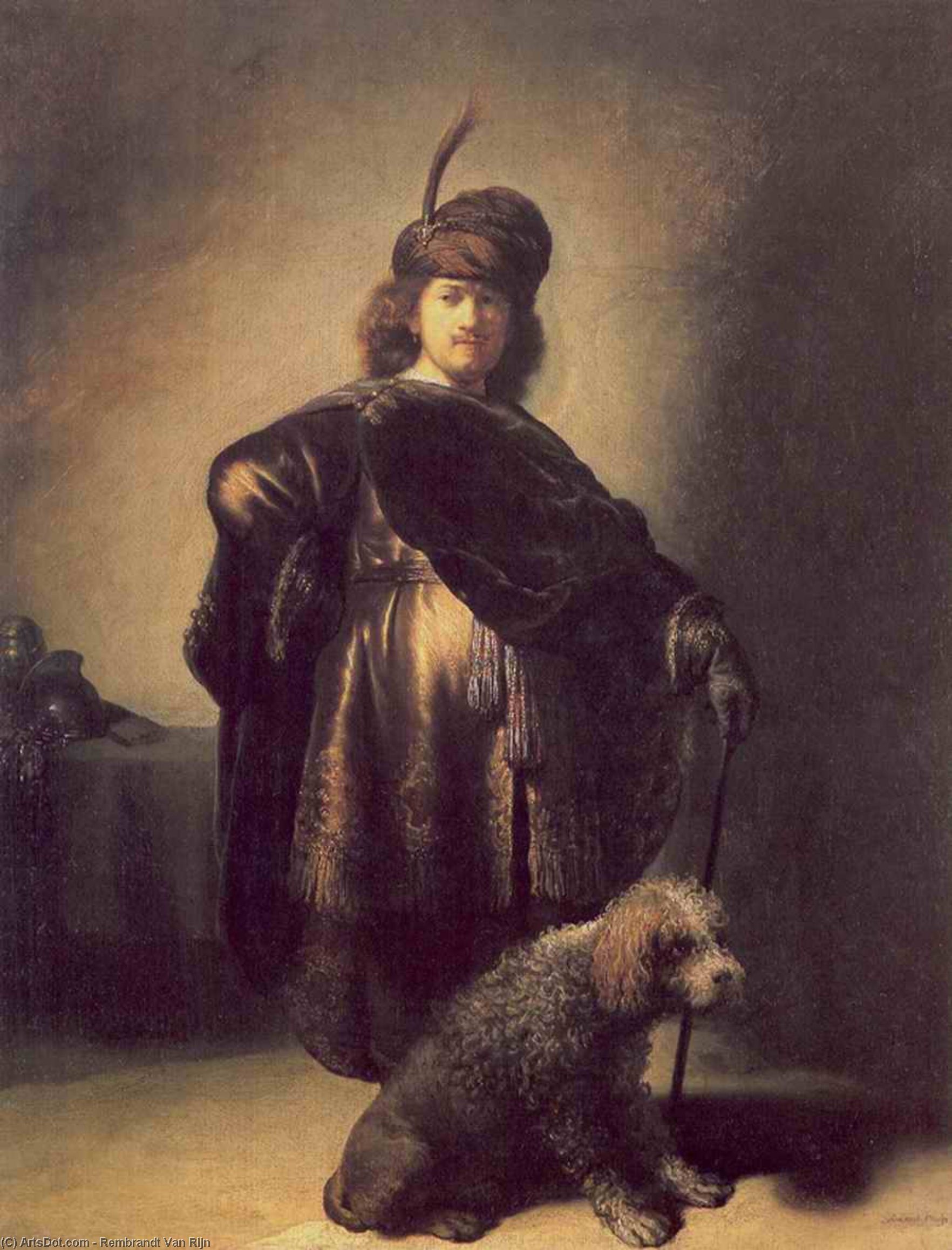 Selbstbildnis Im Orientalischen Gewand — Rembrandt Van Rijn