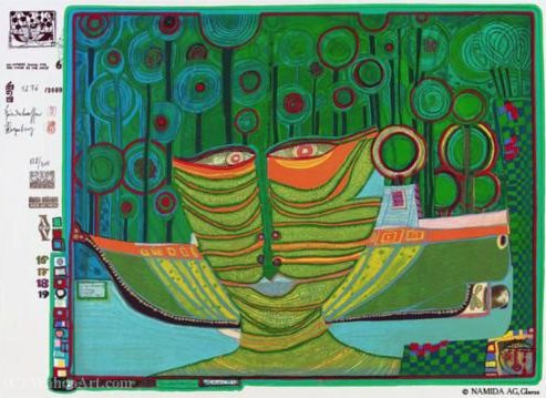 A Columbus Rainy Day In India — Friedensreich Hundertwasser