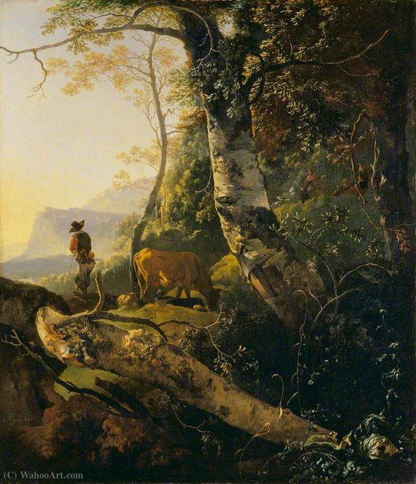 Landscape With Cattle — Adam Pynacker