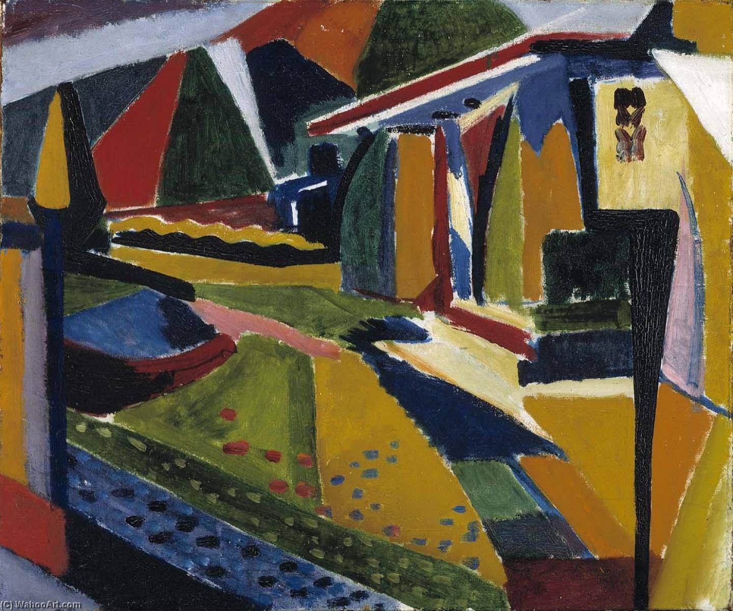 Abstract Landscape — Henry Lyman Saÿen