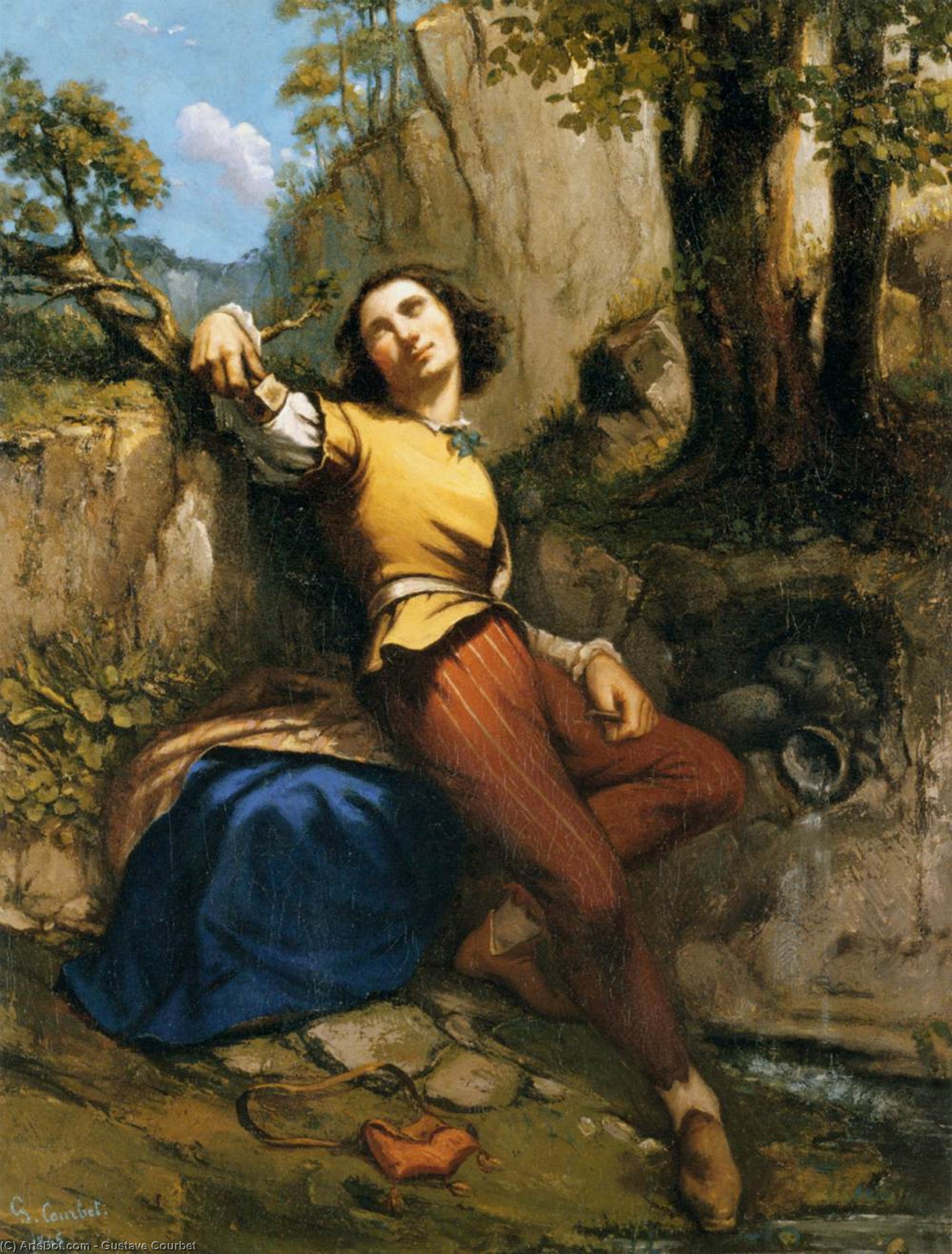 The Sculptor — Курбе