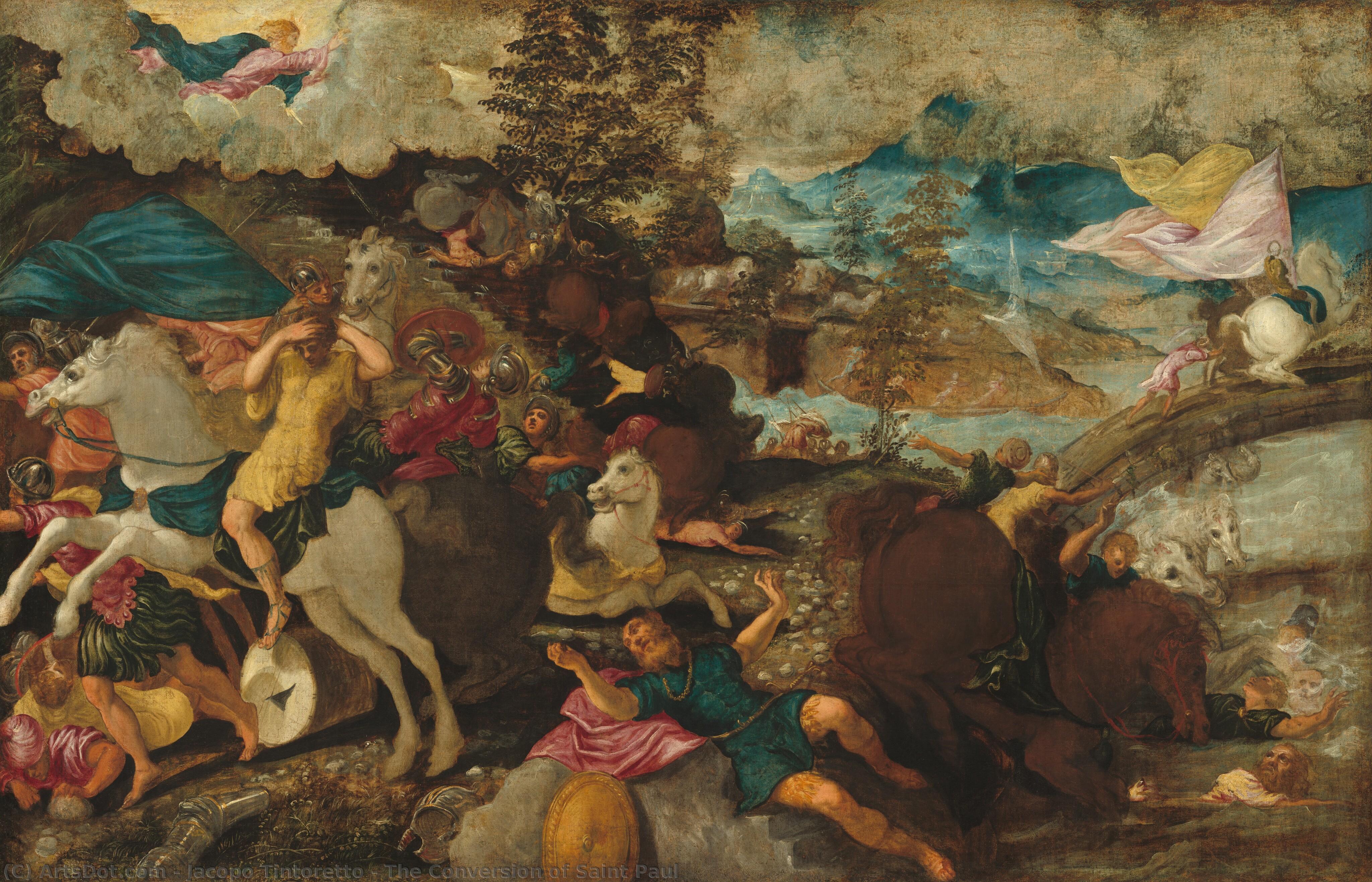 The Conversion Of Saint Paul — Jacopo Tintoretto