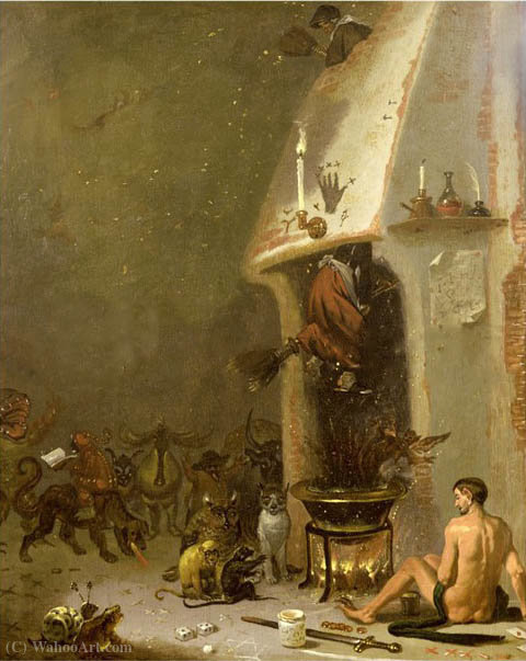 Witch's Tavern — Cornelis Saftleven (cornelis Zachtleven)